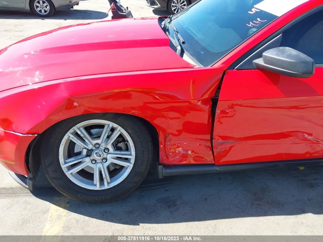 2012 FORD MUSTANG V6 VIN: 1ZVBP8AM0C5275912