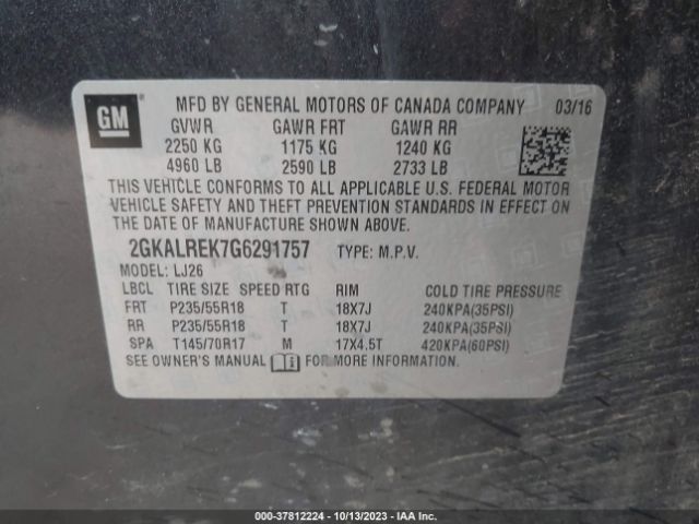 2GKALREK7G6291757 GMC Terrain Denali