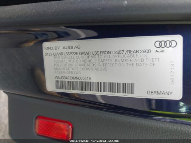 2021 AUDI A6 SEDAN WAUD3AF2XMN055519 Photo 8