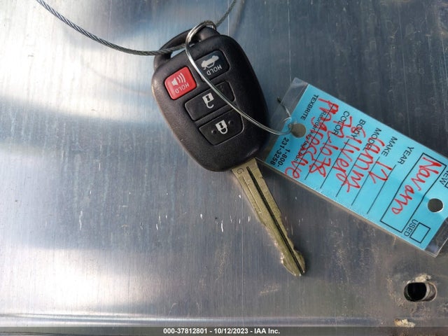 2012 TOYOTA CAMRY L/LE/SE/XLE VIN: 4T1BF1FK0CU191529