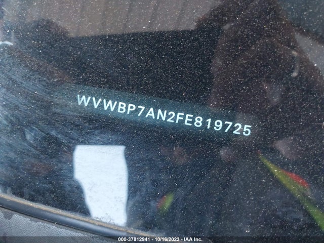 WVWBP7AN2FE819725 Volkswagen CC SPORT