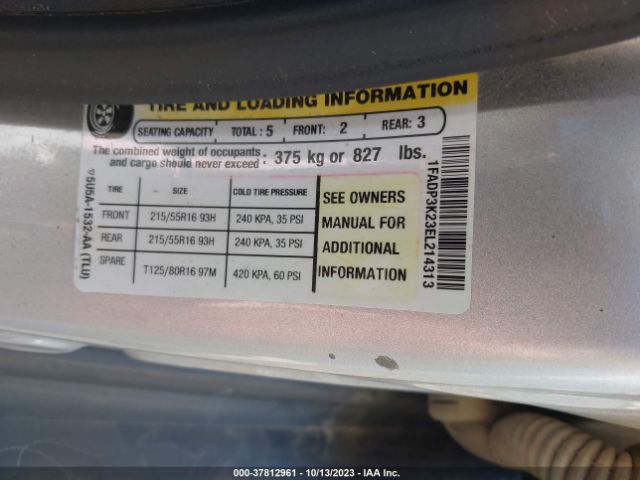 1FADP3K23EL214313 Ford FOCUS SE