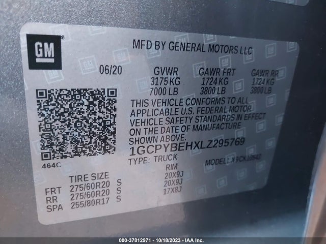 Chevrolet Silverado 1500 Custom 2020 1GCPYBEHXLZ295769 Image 9