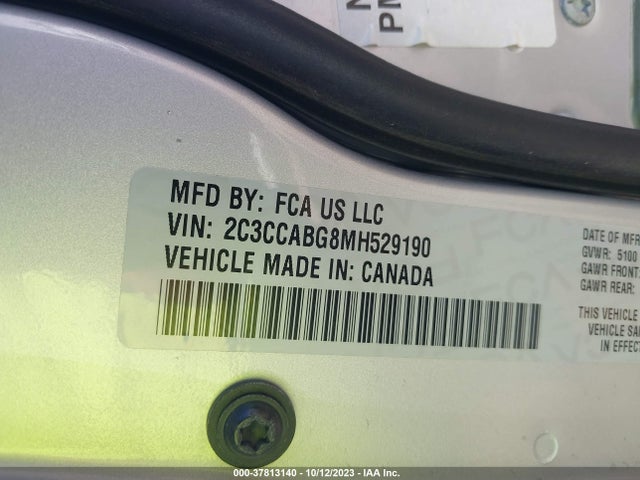 2021 CHRYSLER 300 300S VIN: 2C3CCABG8MH529190