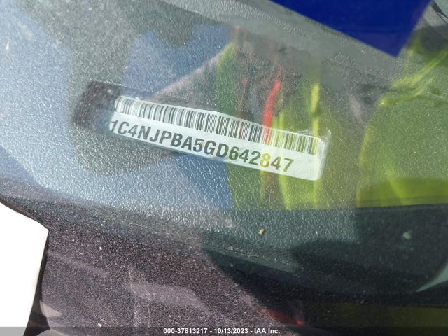 1C4NJPBA5GD642847 Jeep Patriot Sport Se