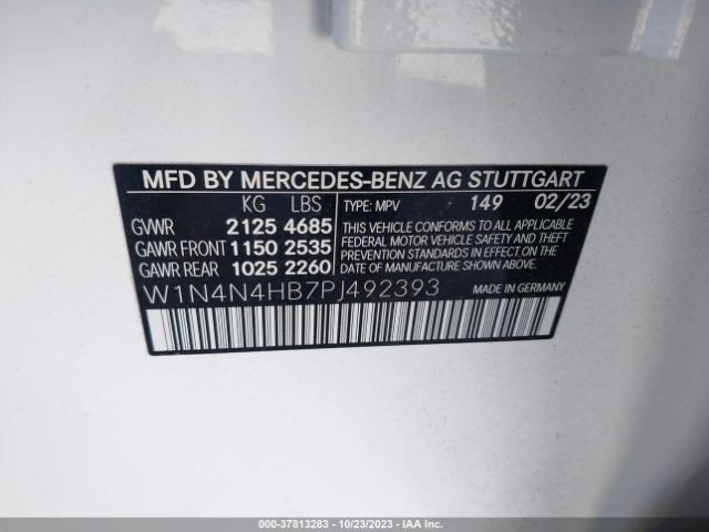 W1N4N4HB7PJ492393 Mercedes-Benz Gla Gla 250
