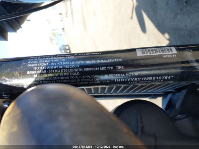 2021 HARLEY-DAVIDSON FXBBS 1HD1YYK27MB016764 Photo 9