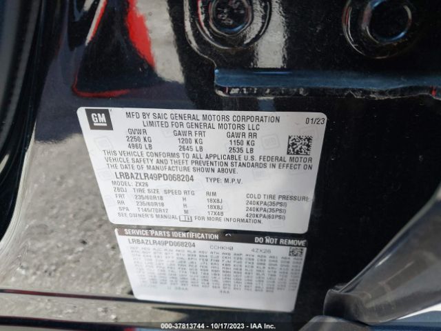 LRBAZLR49PD068204 Buick Envision Preferred