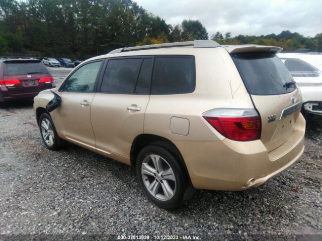 2008 TOYOTA HIGHLANDER JTEDS43A882009533 Photo 2