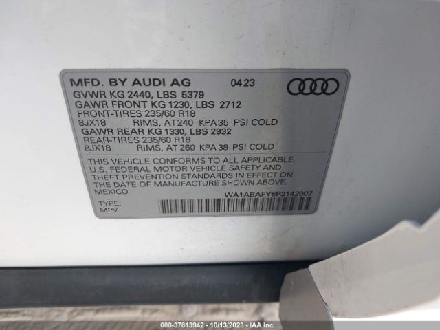 2023 AUDI Q5 WA1ABAFY6P2142007 Photo 8