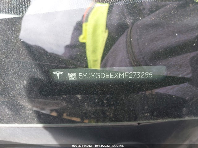 5YJYGDEEXMF273285 Tesla Model Y Long Range