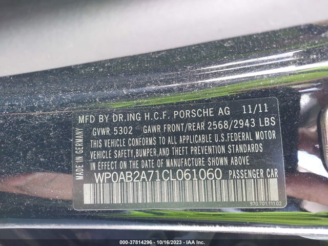 2012 PORSCHE PANAMERA WP0AB2A71CL061060 Photo 8