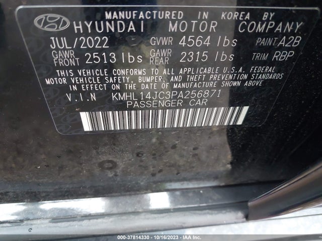 2023 HYUNDAI SONATA N LINE VIN: KMHL14JC3PA256871