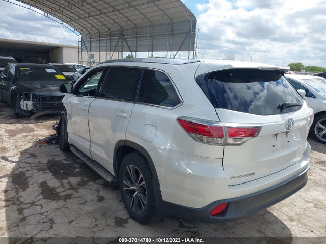 Toyota Highlander Xle 2016 5TDKKRFHXGS145851 Image 3