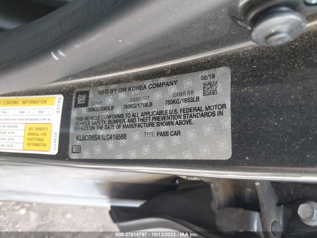 Chevrolet SPARK LS 2020 KL8CB6SA1LC419566 Image 9