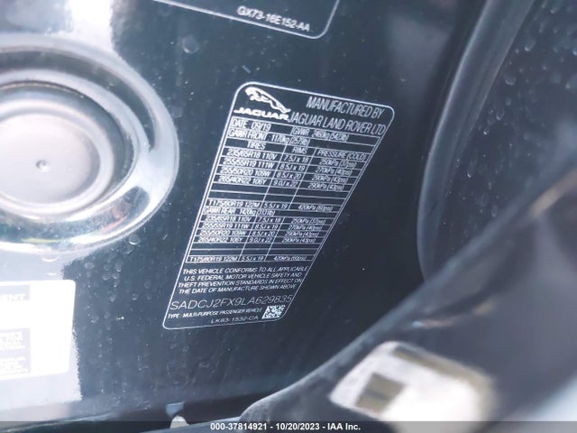 2020 JAGUAR F-PACE SADCJ2FX9LA629835 Photo 8