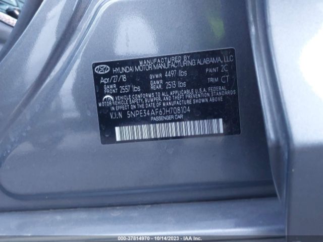 5NPE34AF6JH708104 Hyundai Sonata Sport+