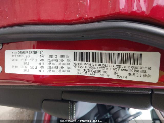 1C4PJMDS9EW289981 Jeep Cherokee Limited
