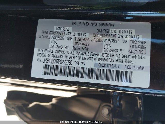 JM3KFBCM7P0273780 Mazda Cx-5 2.5 S Preferred Package