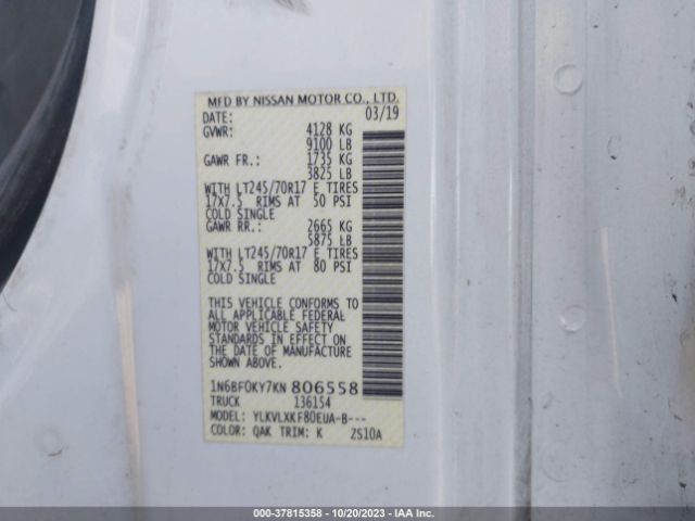 2019 NISSAN NV CARGO 1N6BF0KY7KN806558 Photo 8