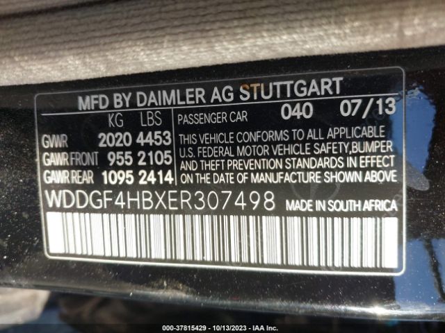 WDDGF4HBXER307498 Mercedes-Benz C 250 Sport/luxury