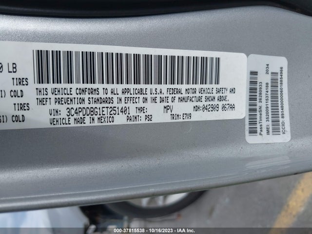 Dodge Journey Sxt 2014 3C4PDDBG1ET251401 Image 9