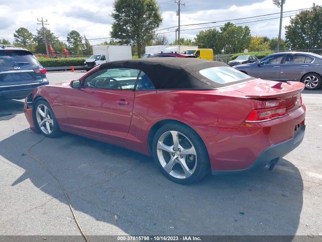 Chevrolet Camaro 2lt 2015 2G1FF3D3XF9290429 Image 3
