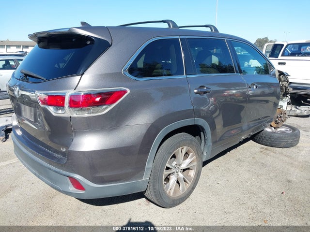 2016 TOYOTA HIGHLANDER LE PLUS V6 VIN: 5TDZKRFH2GS180155