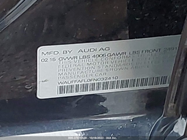Audi A4 Premium Plus 2015 WAUFFAFL0FN032410 Image 9