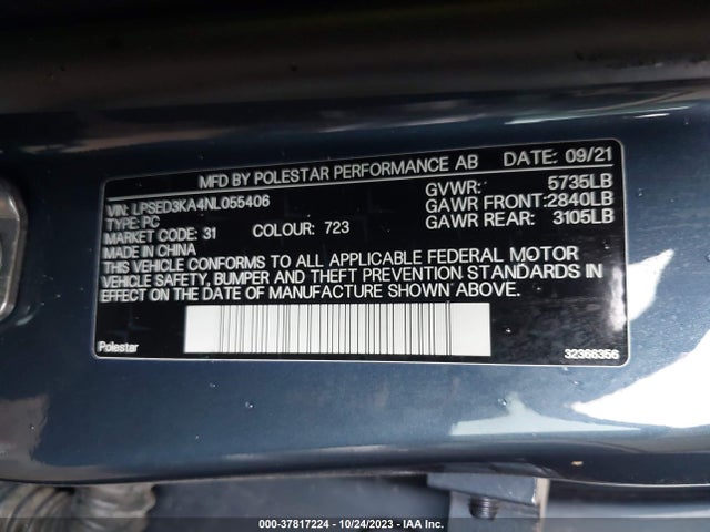 LPSED3KA4NL055406 Polestar 2 Long Range Dual Motor
