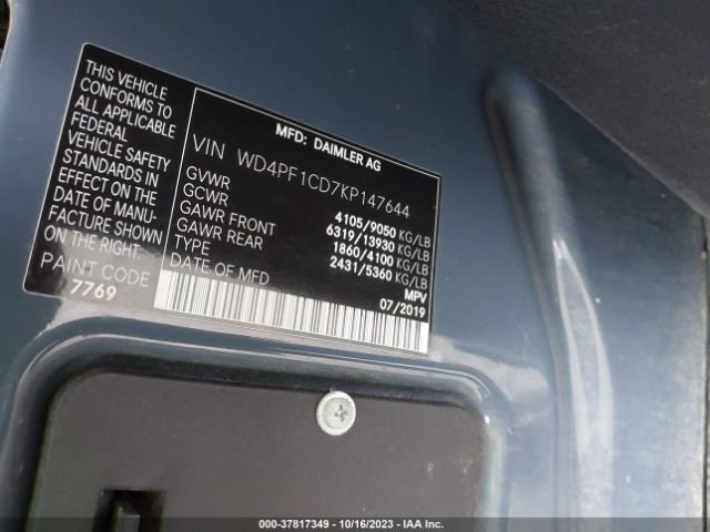 WD4PF1CD7KP147644 Mercedes-Benz SPRINTER VAN