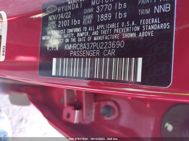 Hyundai Venue Limited 2023 KMHRC8A37PU223690 Image 9