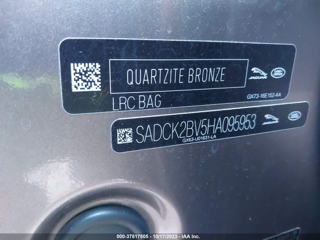 2017 JAGUAR F-PACE SADCK2BV5HA095953 Photo 8