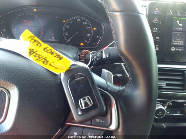 2020 HONDA ACCORD SEDAN SPORT VIN: 1HGCV1F38LA138178