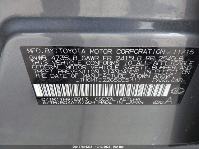 JTHCM1D22G5005411 Lexus IS 300