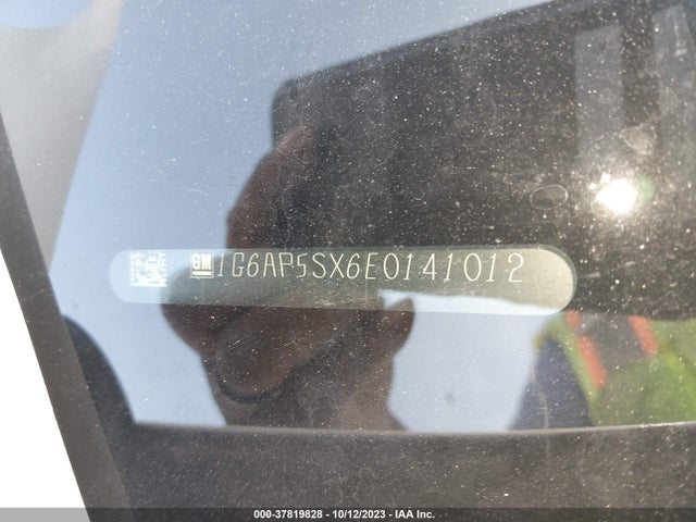 1G6AP5SX6E0141012 Cadillac Cts Sedan Rwd