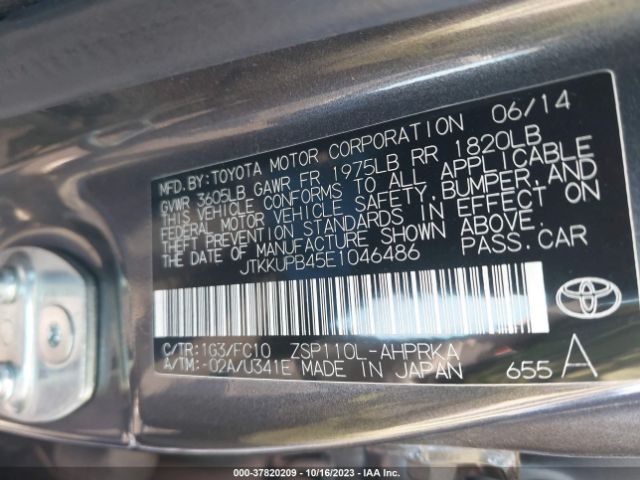JTKKUPB45E1046486 Scion XD