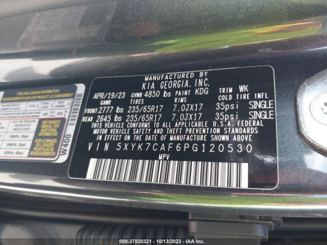 5XYK7CAF6PG120530 KIA Sportage X-pro