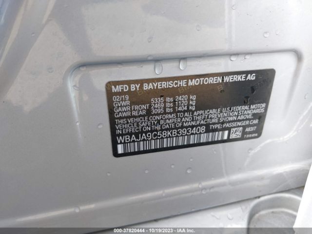 WBAJA9C58KB393408 BMW 530e Iperformance