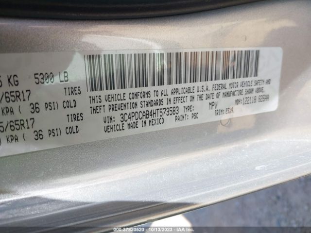 2017 DODGE JOURNEY 3C4PDCAB4HT573583 Photo 8