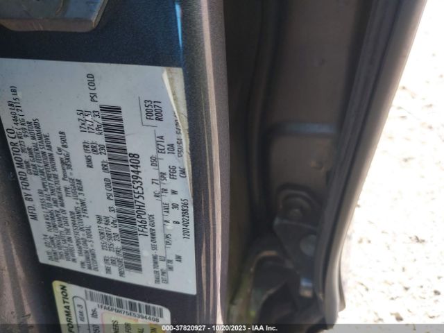1FA6P0H75E5394408 Ford FUSION SE