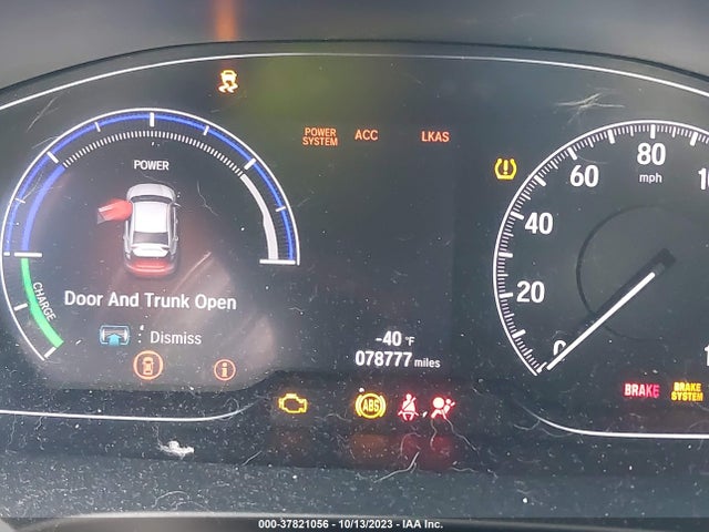 2021 HONDA INSIGHT EX VIN: 19XZE4F54ME003404