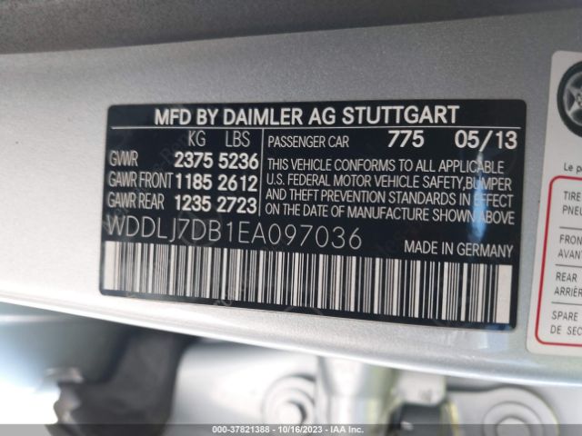 2014 MERCEDES-BENZ CLS-CLASS WDDLJ7DB1EA097036 Photo 8