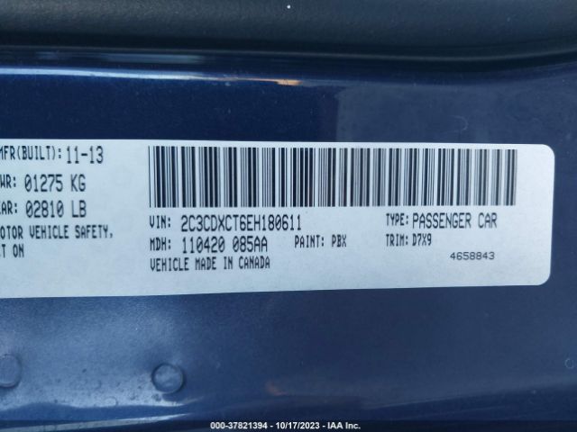 2C3CDXCT6EH180611 Dodge Charger Rt