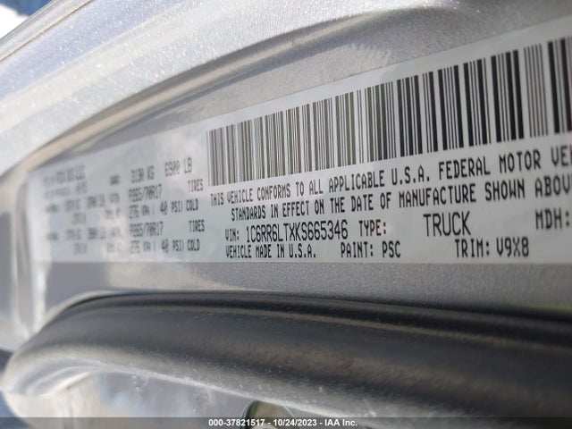 1C6RR6LTXKS665346 RAM 1500 Classic Slt