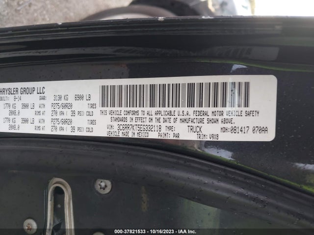 RAM 1500 Express 2014 3C6RR7KT5EG332118 Image 9