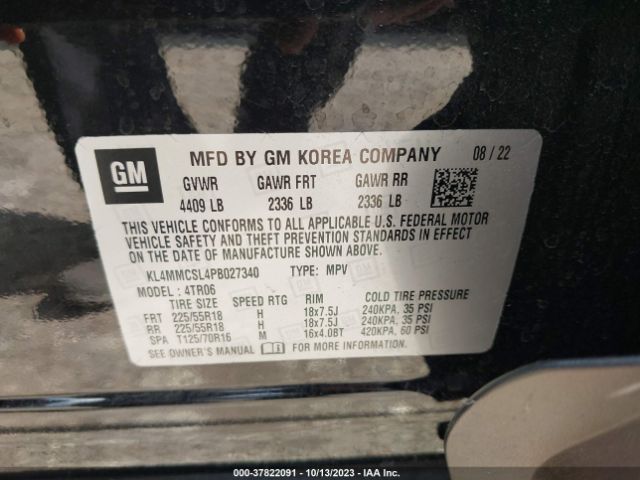 KL4MMCSL4PB027340 Buick Encore Gx Preferred
