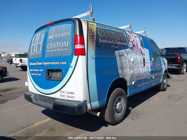 2017 CHEVROLET EXPRESS CARGO VAN VIN: 1GCWGAFF4H1117657