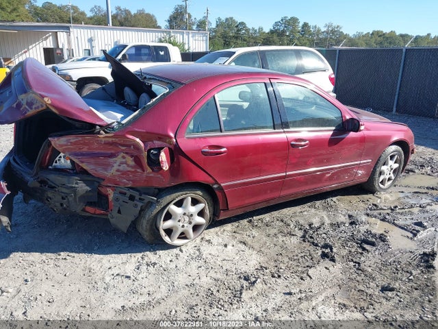 2002 MERCEDES-BENZ C CLASS VIN: WDBRF61J12F156269