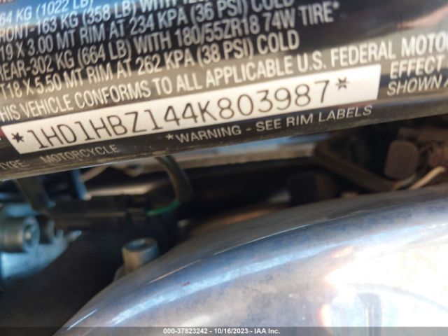 2004 HARLEY-DAVIDSON VRSCB 1HD1HBZ144K803987 Photo 9